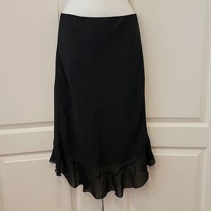Black Asymmetrical Skirt